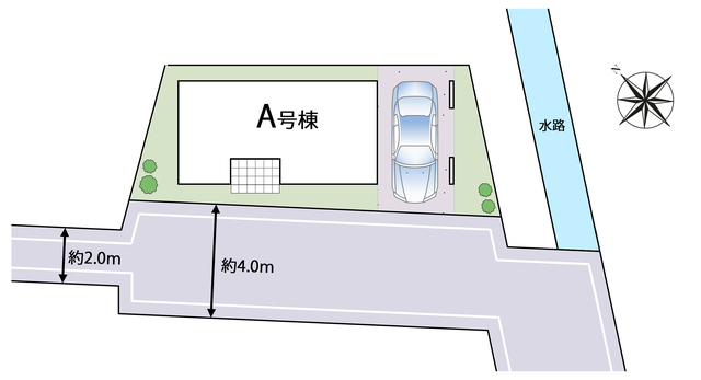 ハートフルタウン草加市新里町191番の見取り図