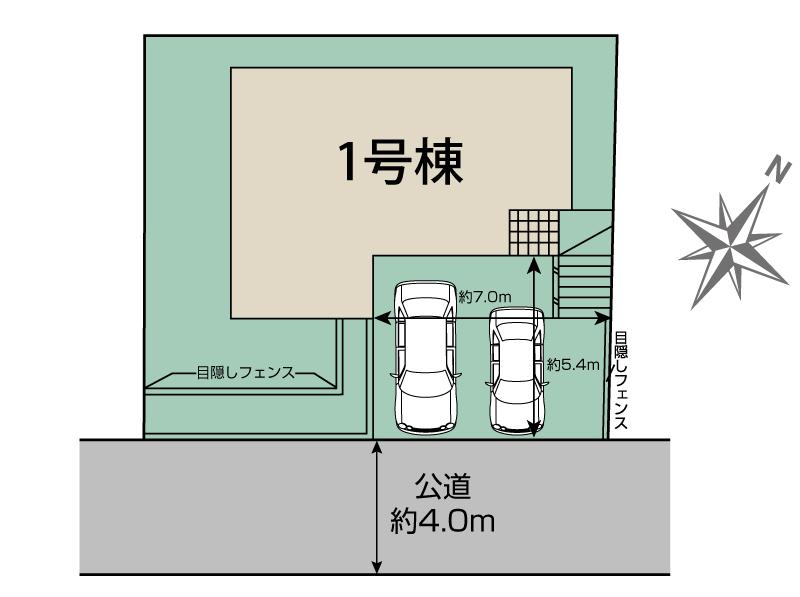 ブルーミングガーデン佐倉市上志津１棟の見取り図