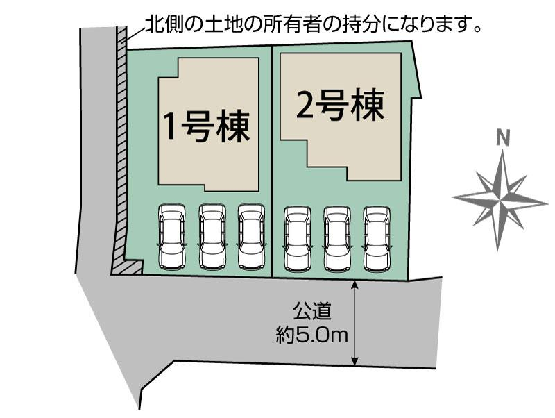 ブルーミングガーデン犬山市橋爪石畑２期２棟の見取り図