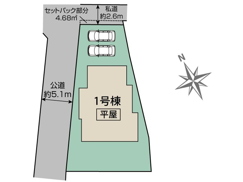 高砂市高砂町鍵町1棟 区画図