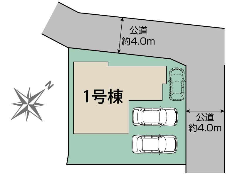 ブルーミングガーデン福岡市南区和田４丁目２期１棟の見取り図