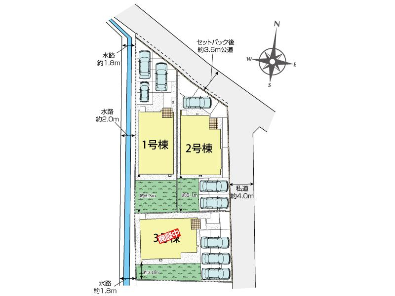ブルーミングガーデン岡山市東区広谷２期３棟の見取り図