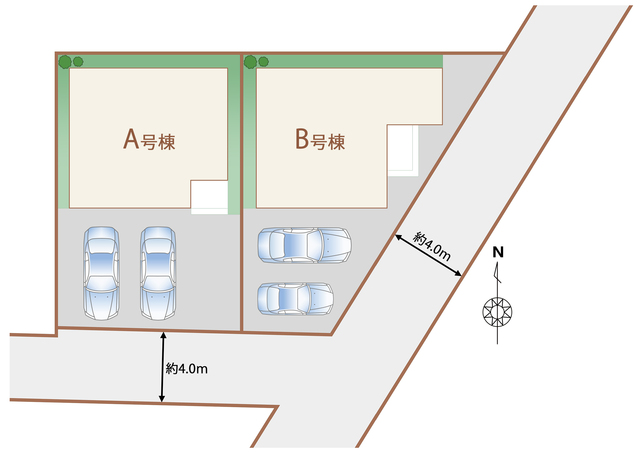 ハートフルタウン御幸本町4871番の見取り図
