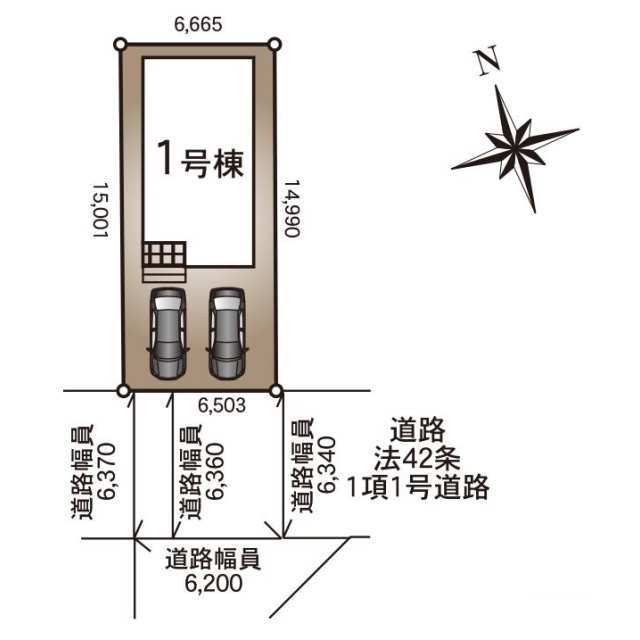 クレイドルガーデン長崎市末石町 第2の見取り図