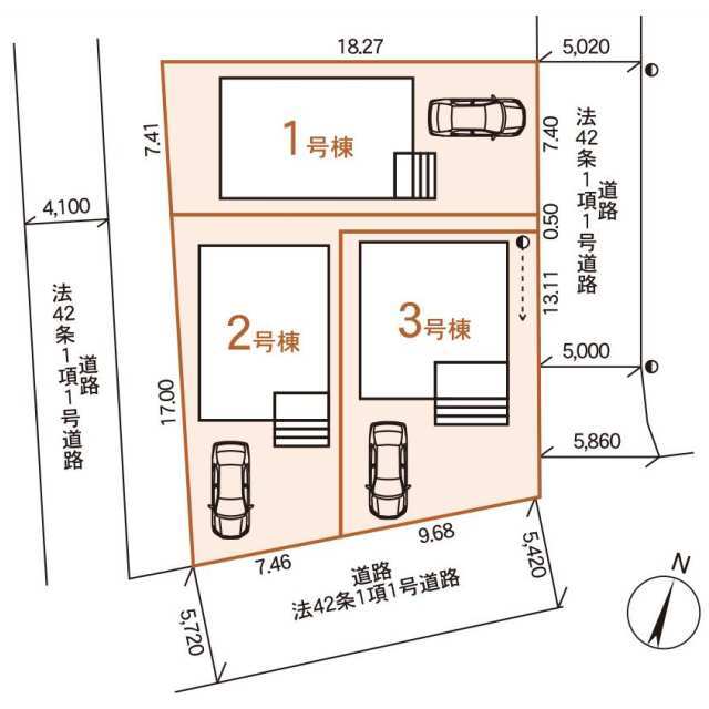 クレイドルガーデン久喜市栗橋東 第16の見取り図
