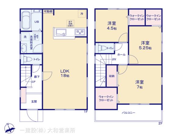 リーブルガーデン旭区南本宿町の見取り図