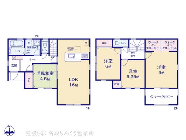 リーブルガーデン岩沼市早股第３の見取り図