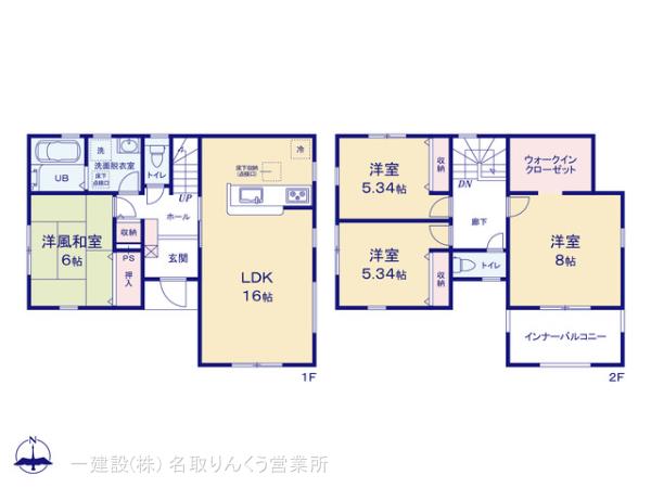 リーブルガーデン岩沼市早股第３の見取り図