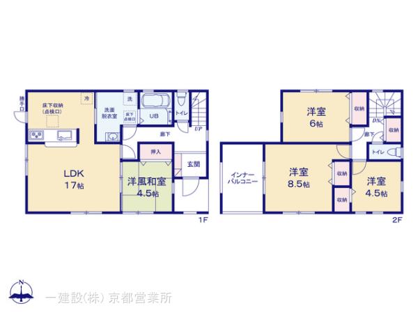 リーブルガーデン田原本町保津第２の見取り図