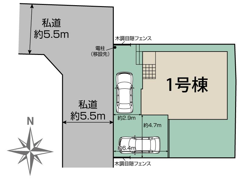 ブルーミングガーデン松戸市金ケ作１棟の見取り図