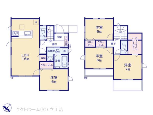 グラファーレ4213相模原市上溝２２期１棟の見取り図