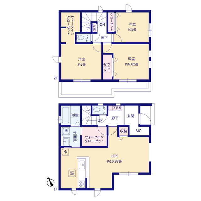 グラファーレ4308鴻巣市大芦１棟の見取り図