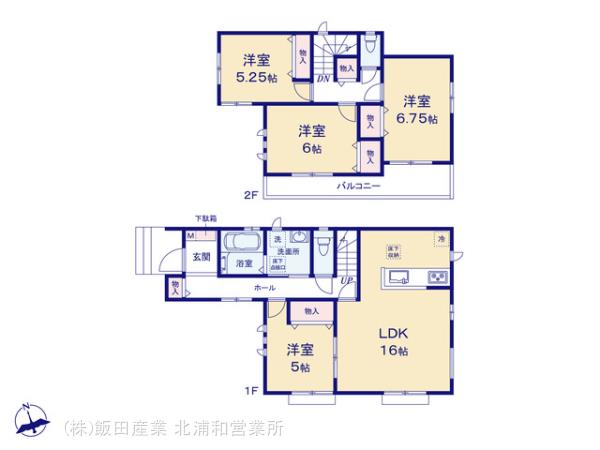 ハートフルタウン西区西遊馬2215番の見取り図
