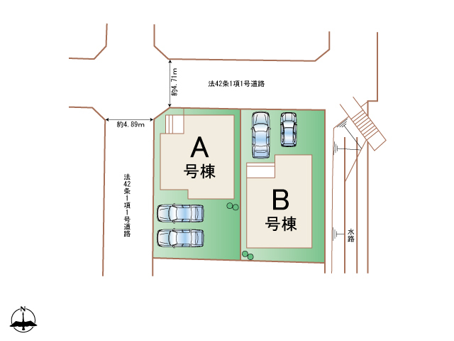 ハートフルタウン丸山一丁目12番90の見取り図