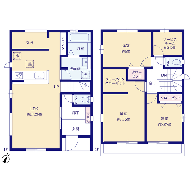 グラファーレ4273四街道市千代田５期２棟の見取り図