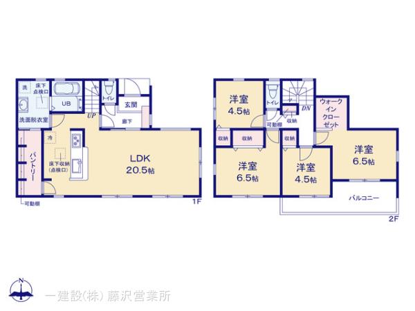 リーブルガーデン泉区下和泉２丁目の見取り図