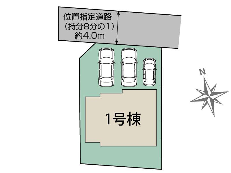 ブルーミングガーデン浜松市中央区泉４丁目１棟の見取り図