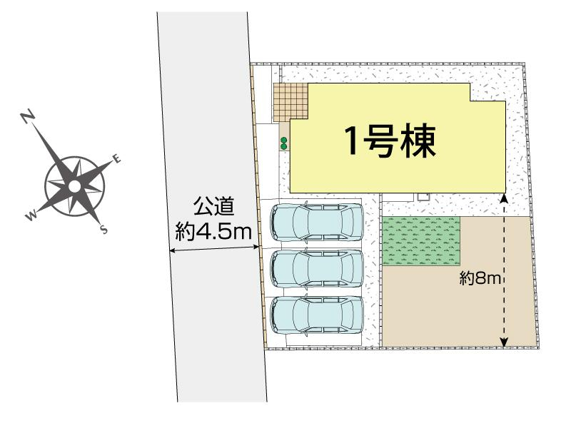 ブルーミングガーデン蓮田市緑町２丁目１棟の見取り図