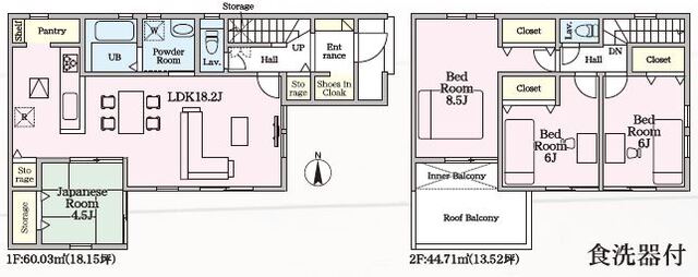 リナージュ御所鴨口町　第１期の見取り図