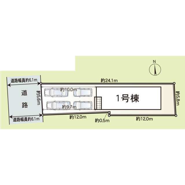 クレイドルガーデン福井市花月 第1の見取り図