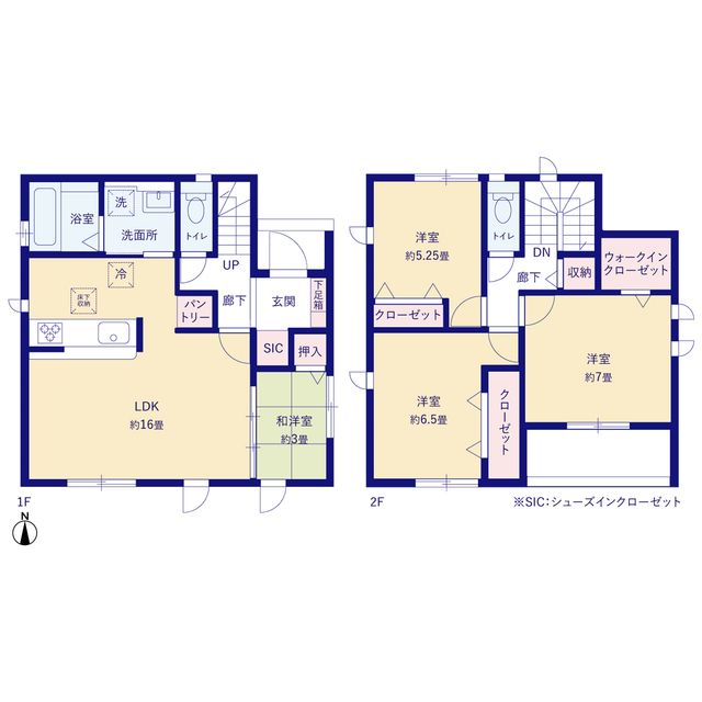グラファーレ4281高崎市下小鳥町２期４棟の見取り図
