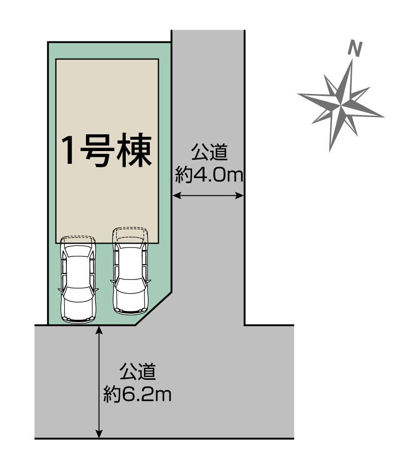 ブルーミングガーデン弥富市平島町喜右味名１棟の見取り図