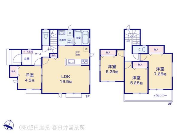 ハートフルタウン(春)千種区東千種台2期の見取り図