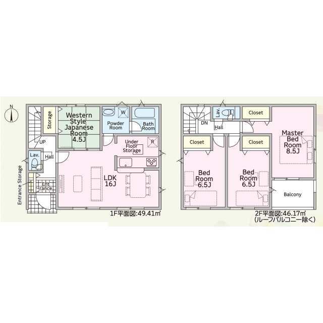 クレイドルガーデン一宮市東出町 第3の見取り図