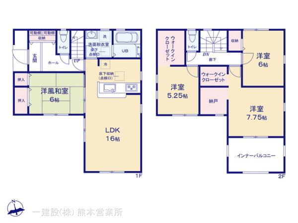 リーブルガーデン東区尾ノ上１丁目の見取り図