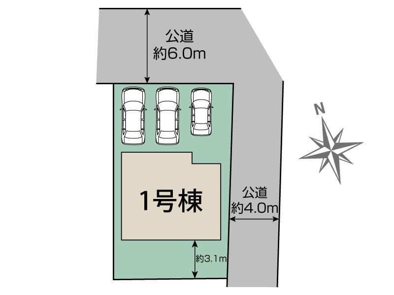 ブルーミングガーデン一宮市大和町戸塚１棟の見取り図