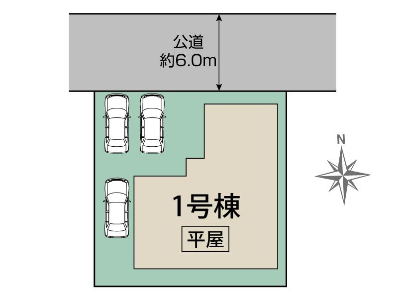 ブルーミングガーデン西宮市名塩さくら台１丁目２期１棟の見取り図