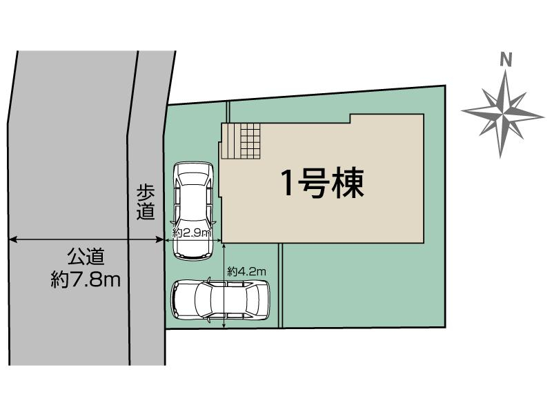 ブルーミングガーデン船橋市上山町３丁目１棟の見取り図