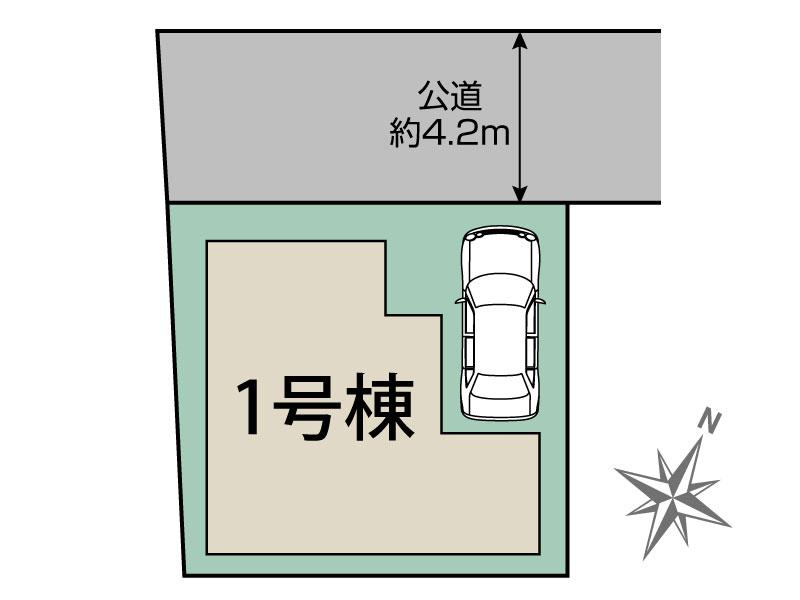 ブルーミングガーデン新座市片山３丁目１棟の見取り図