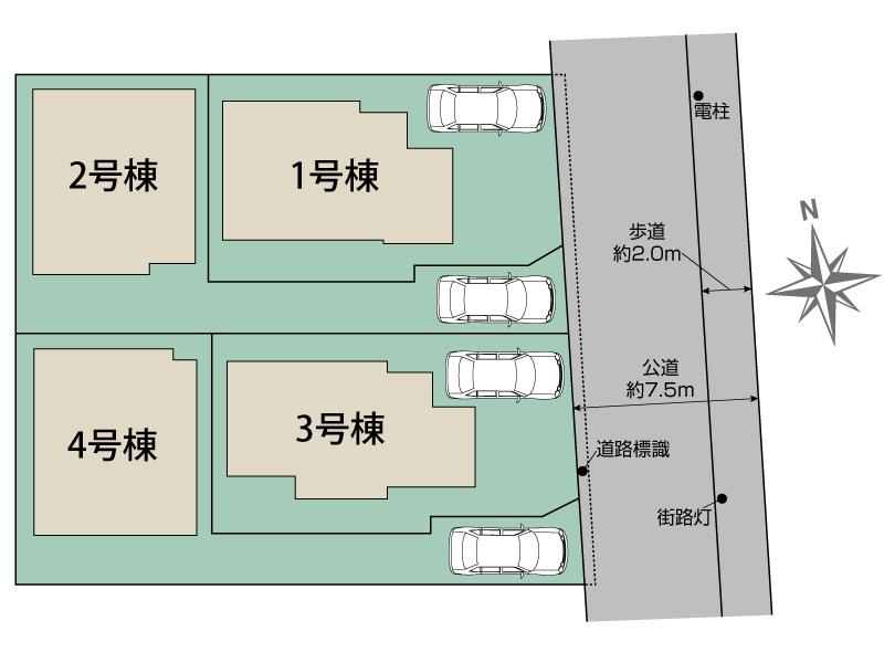 ブルーミングガーデン国分寺市北町５丁目４棟の見取り図