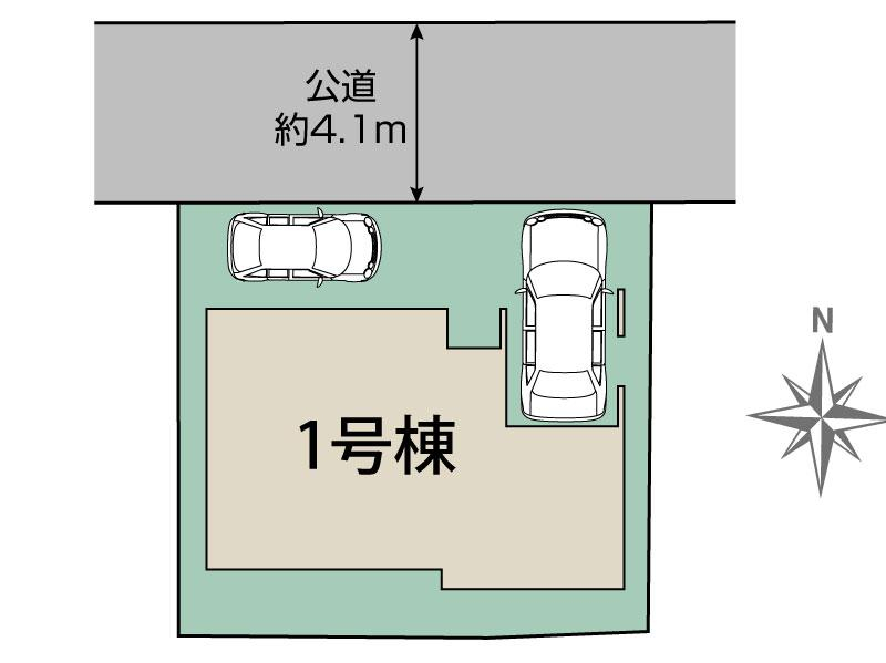 ブルーミングガーデン広島市安佐南区東野３丁目１棟の見取り図