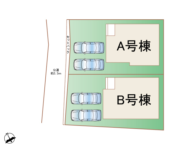 ハートフルタウン(明石)明石魚住町中尾の見取り図