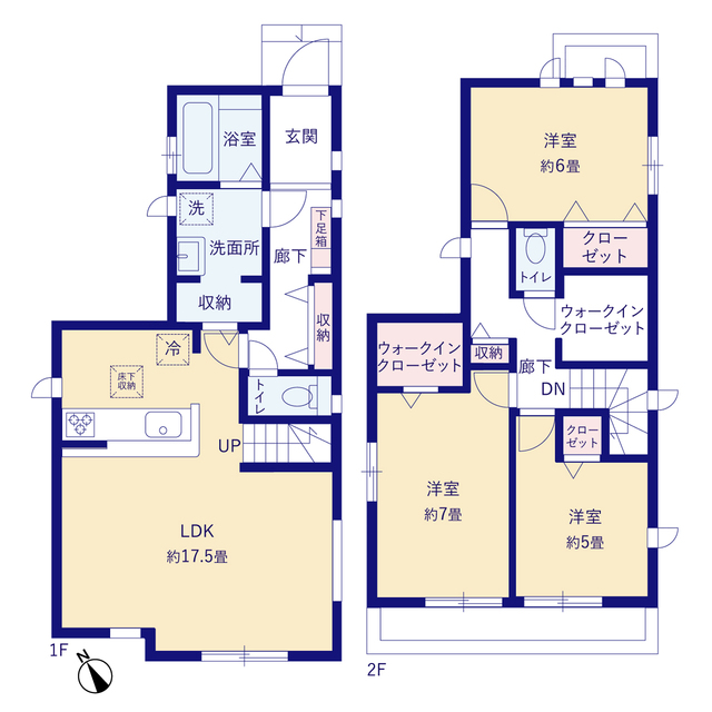 グラファーレ4213立川市砂川町１０期１０棟の見取り図