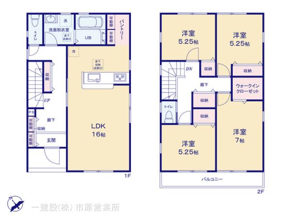 リーブルガーデン市原市諏訪１丁目第２の見取り図