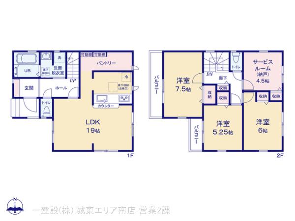 リーブルガーデン五反野駅の見取り図