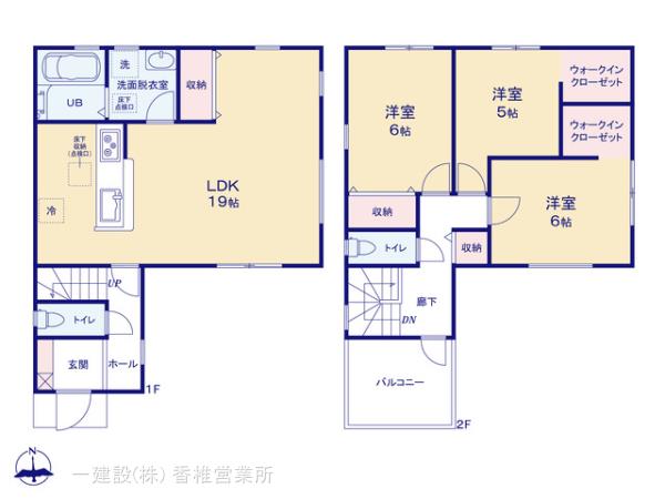 リーブルガーデン早良区内野の見取り図