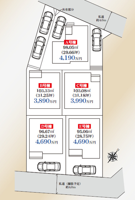 ハートフルタウン茅ヶ崎市松林2丁目1551の見取り図
