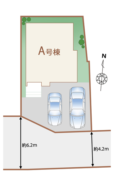 ハートフルタウン小手指元町3期の見取り図
