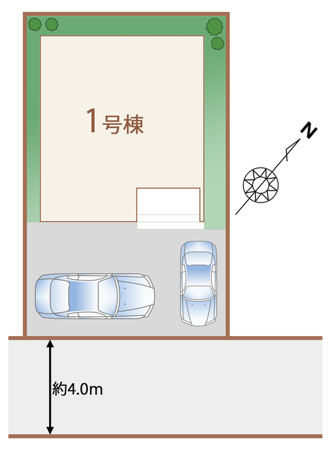 ハートフルタウン東村山青葉町2丁目8期の見取り図