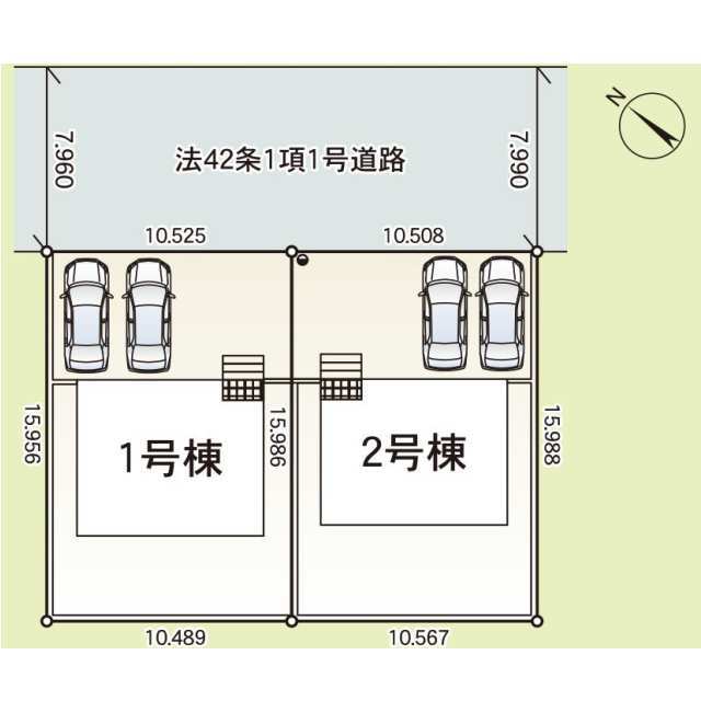 クレイドルガーデンつくば市森の里 第5の見取り図