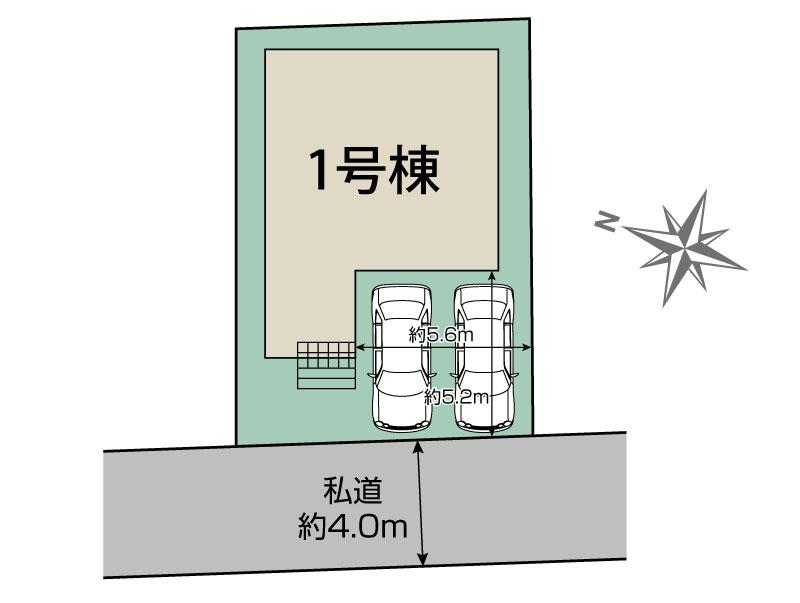 ブルーミングガーデン船橋市高野台４丁目１棟の見取り図
