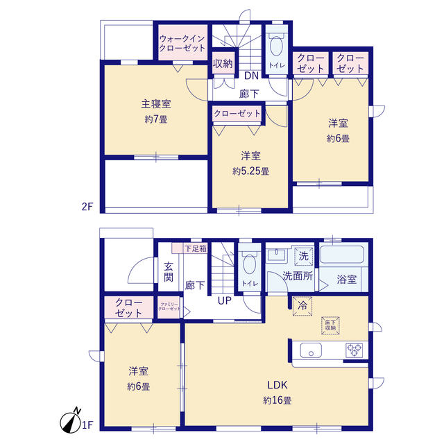 グラファーレ4237豊田市豊栄町１棟の見取り図