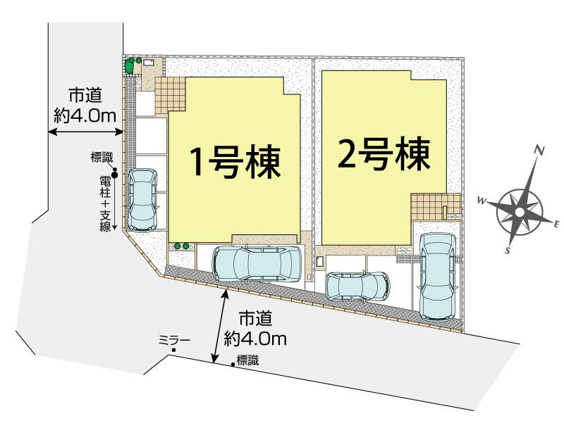 ブルーミングガーデン国分寺市西町３丁目２棟の見取り図