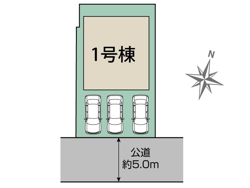 ブルーミングガーデン犬山市大字橋爪字石畑１棟の見取り図