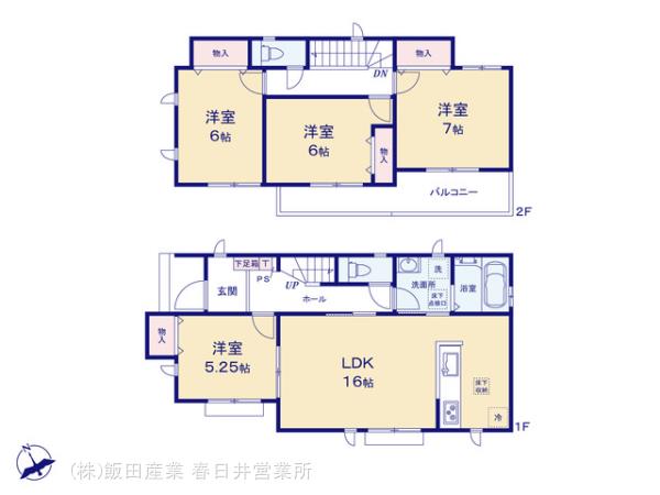 ハートフルタウン(春)江南市今市場の見取り図