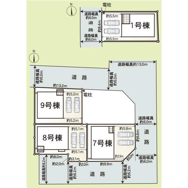 クレイドルガーデン奈良市杏町 第2の見取り図